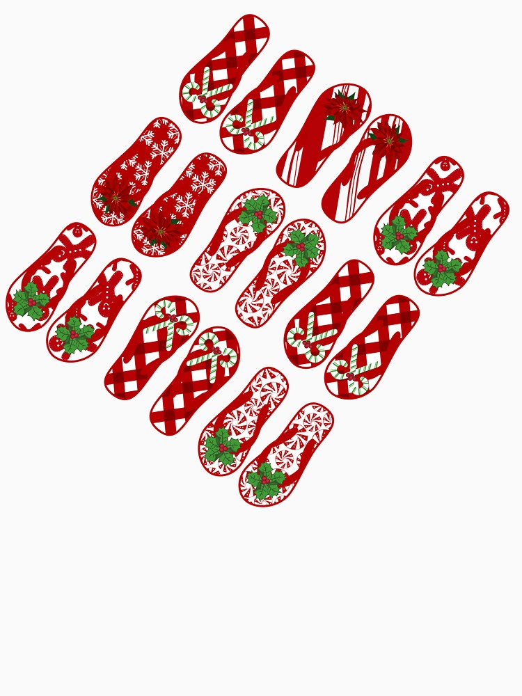 Cute Flip Flops Holiday Pattern by oursunnycdays