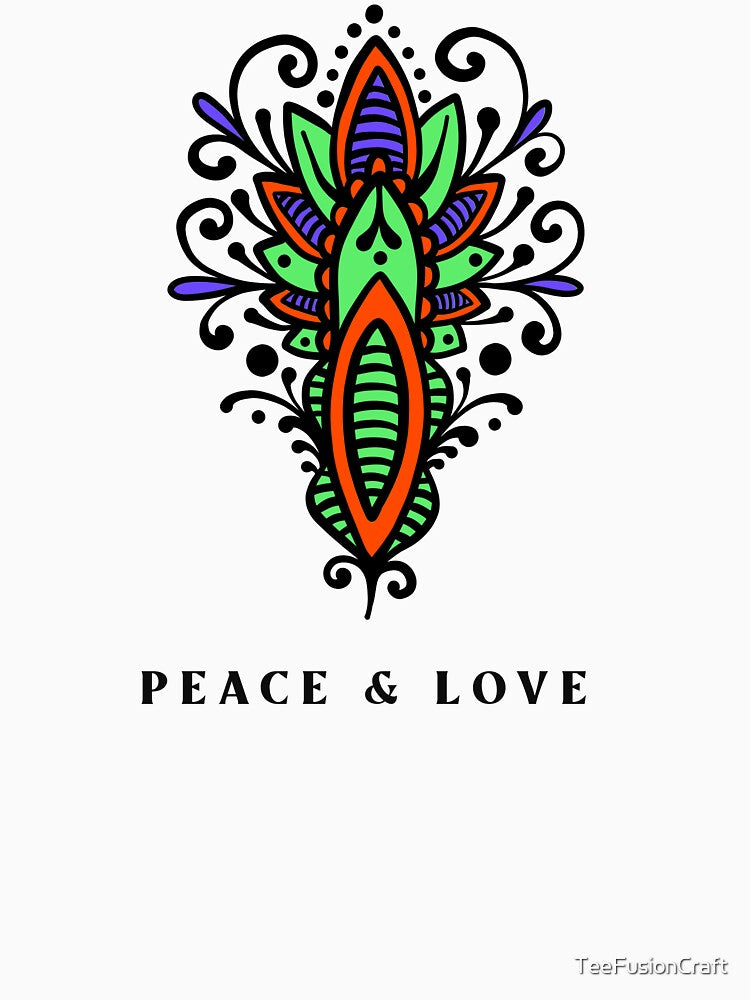 Peace & Love by TeeFusionCraft