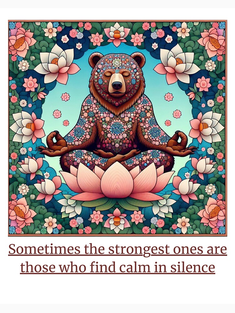 Sometimes the strongest ones are those who find calm in silence by DesignSpace 0110