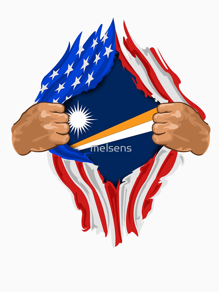 The Marshall Islands Blood Inside Me Design | Flag Gift by melsens