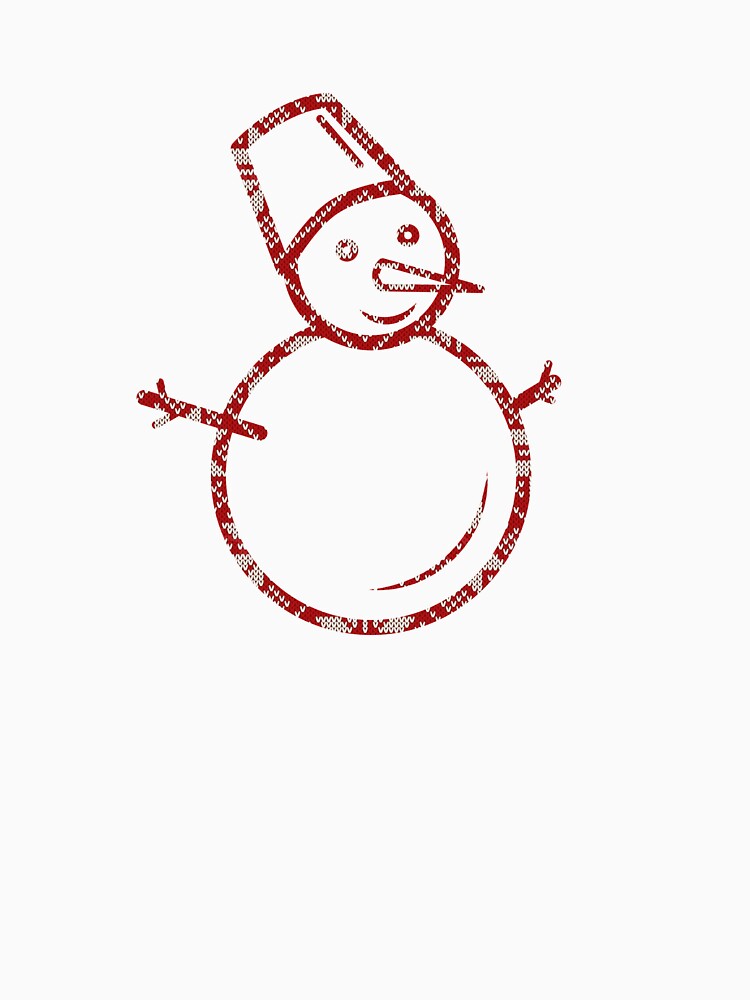 Cute Snowman (red pattern) by coasthouse
