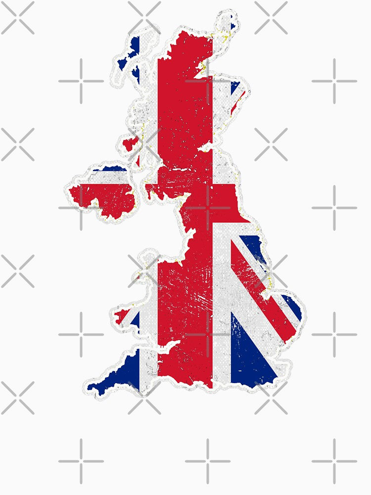 United Kingdom Flag Map by EddieBalevo