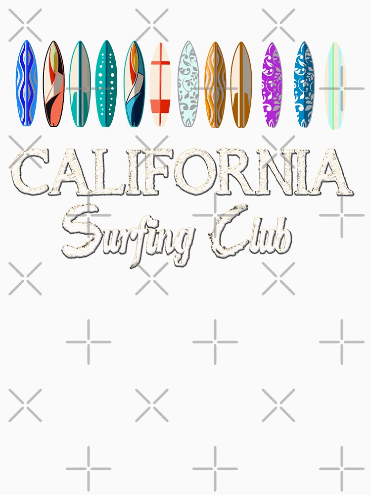 California Surfing Club by PopArtDesigns