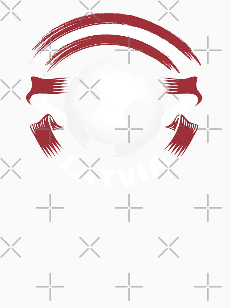 Latvia Football Soccer Fan Flag by ockshirts