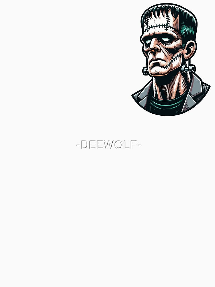 Frankenstein's Face: A Classic Horror Icon by -DEEWOLF-