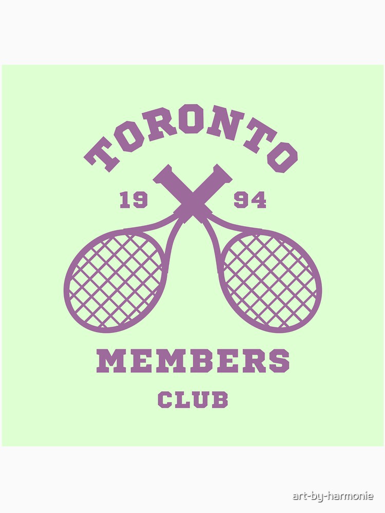 Toronto Tennis Members Club 1994 Purple Green by art-by-harmonie