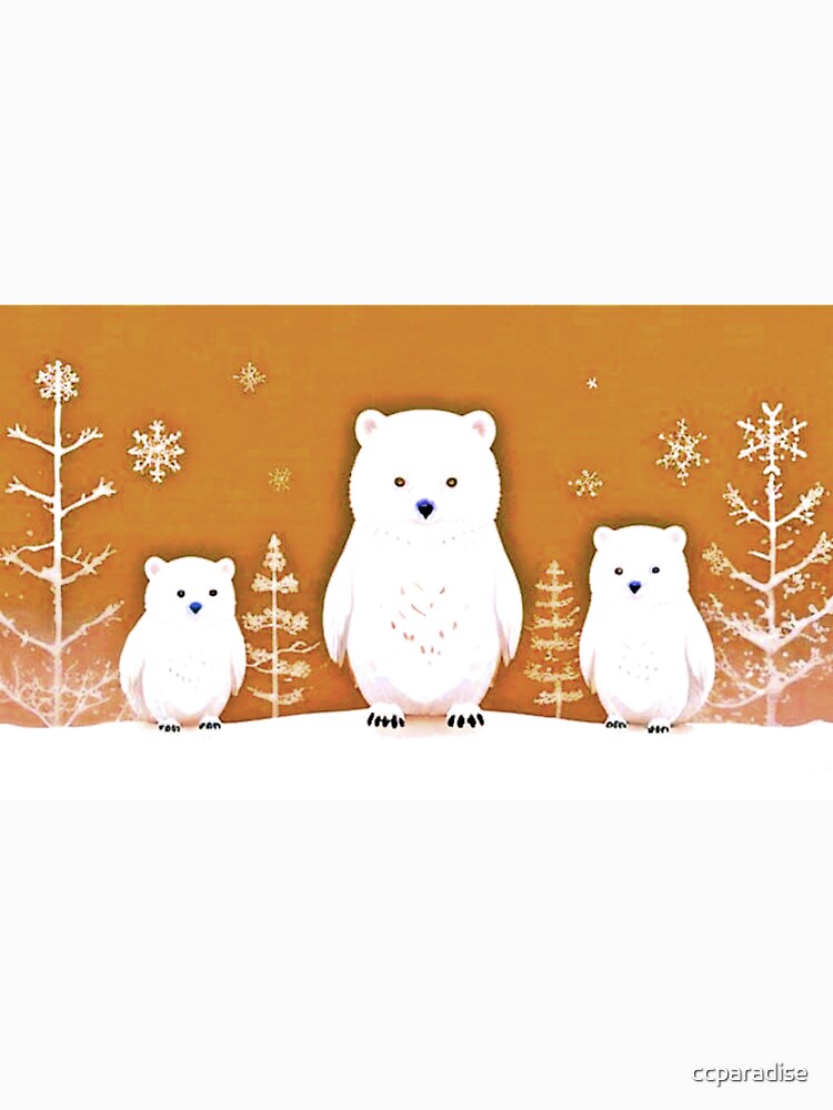 Retro Winter Animal Pattern - Funny Holiday by Earth Nature Creations