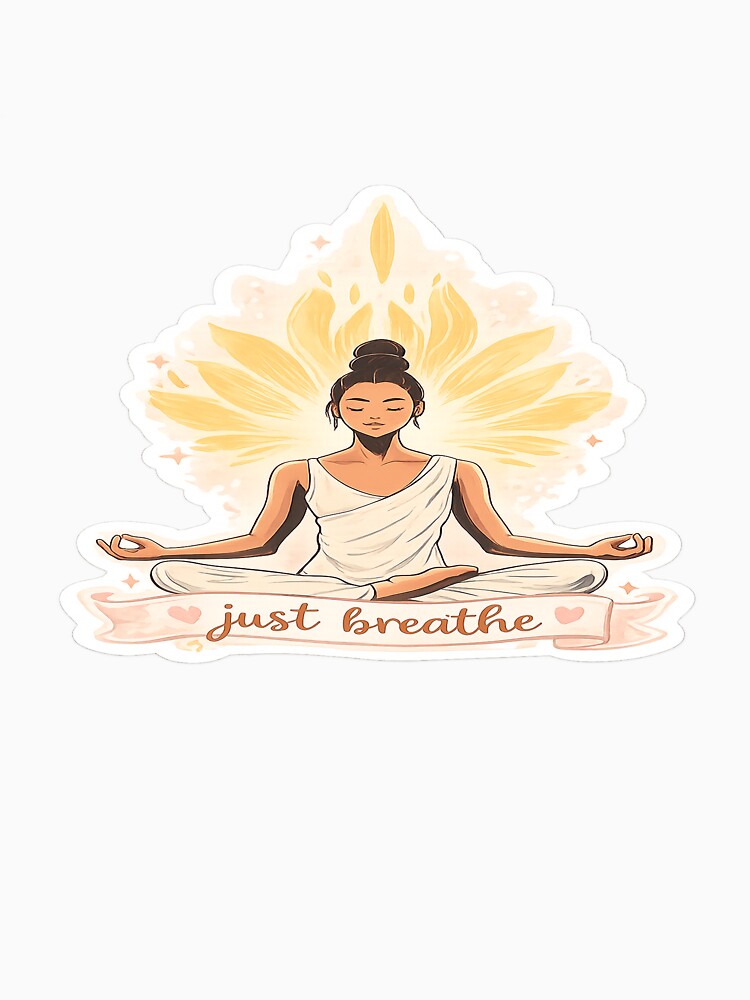 Yoga Inspired - Just breathe by PearlPathFinds