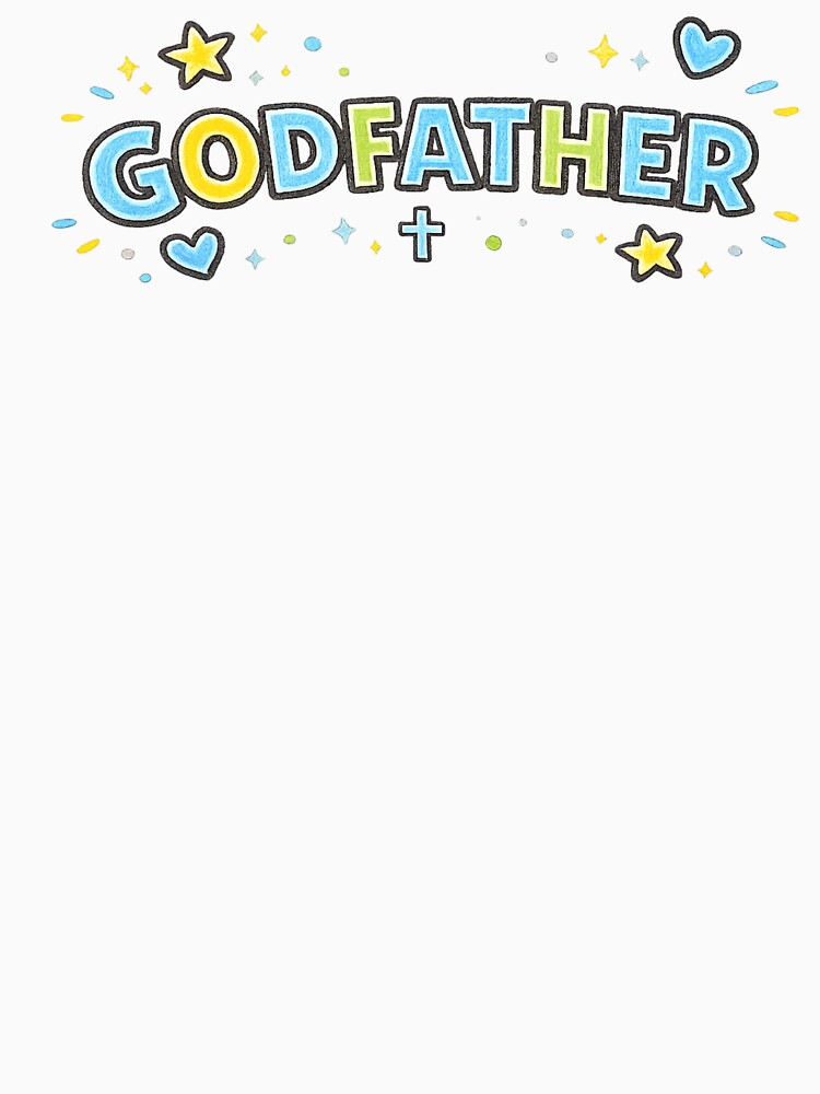 Godfather - Childlike Crayon Lettering Art by LEFTERIS-DESIGN