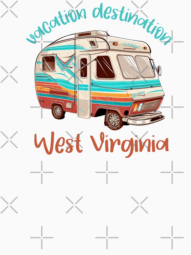 Vacation Destination West Virginia T-Shirt by MarqisStudio