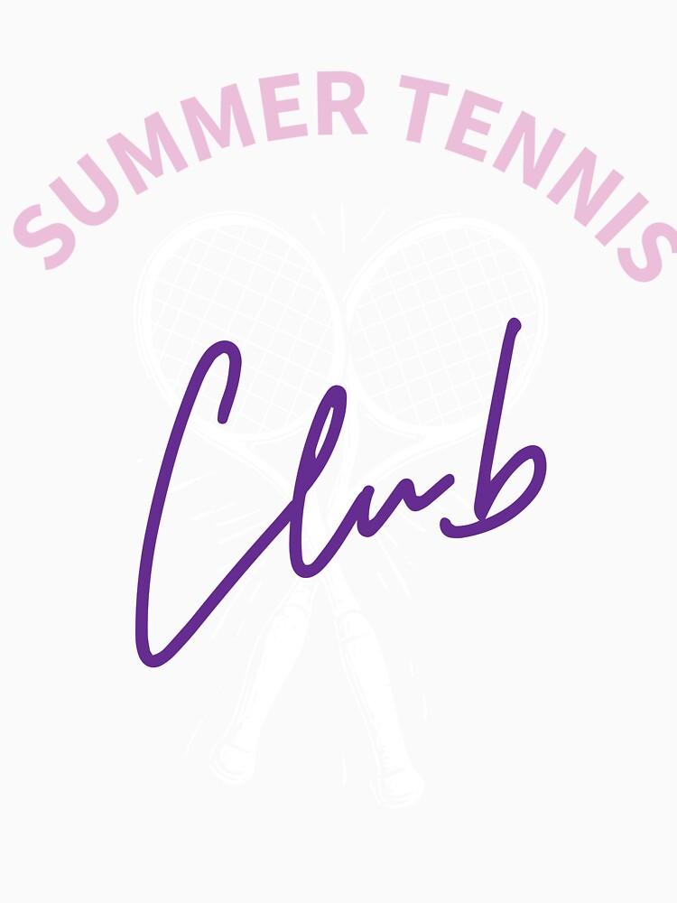 Summer Tennis Club – Retro Sport Design by Olhapro