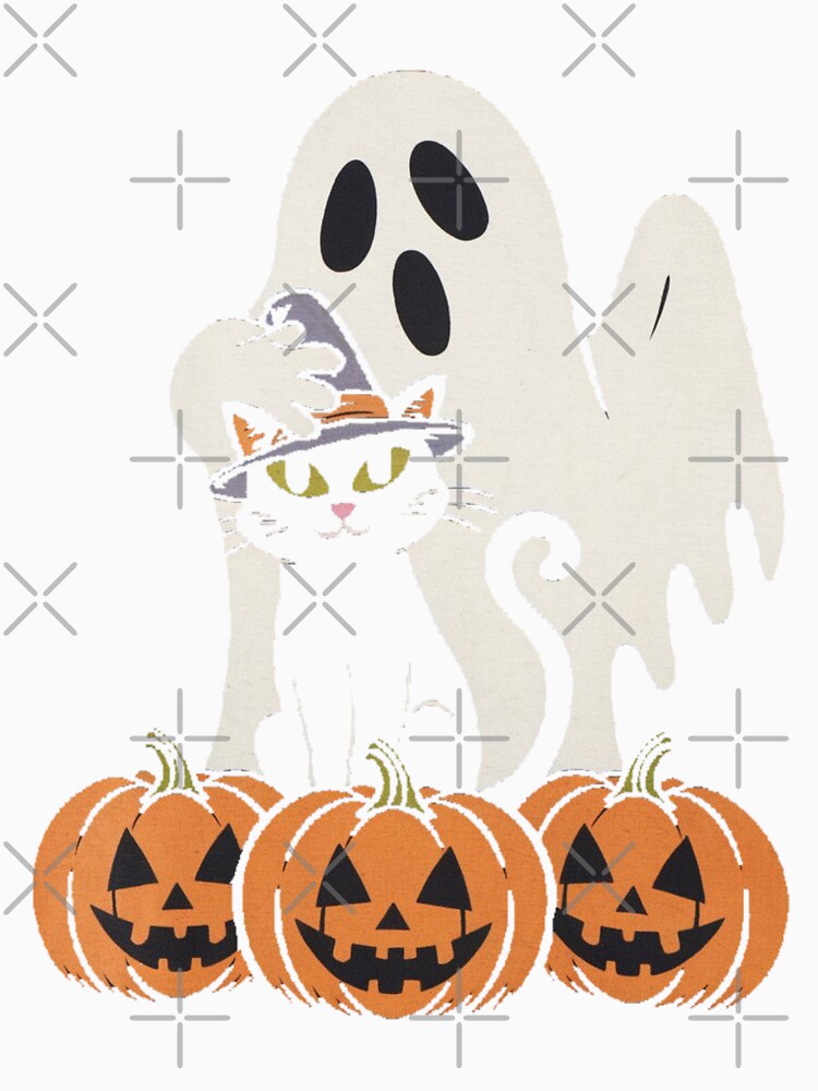Halloween shopping Ghost Cat by CandyVenom