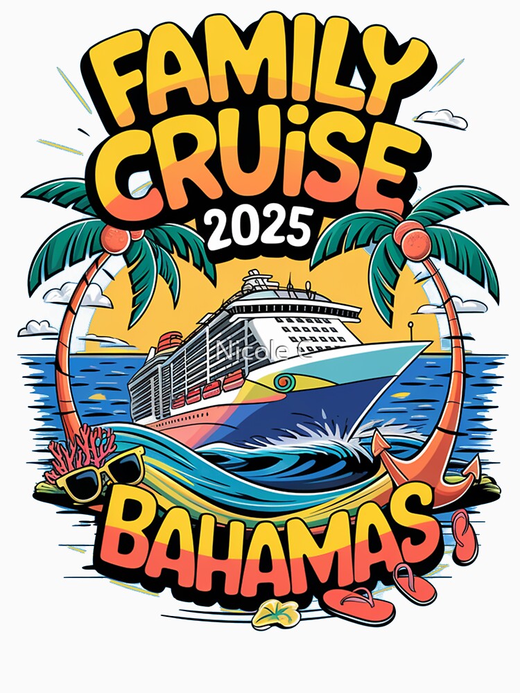 Matching Family Cruise 2025 Bahamas Family Reunion by Nicole Creates