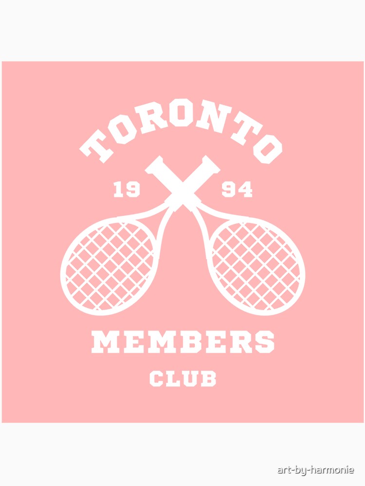 Toronto Tennis Members Club 1994 Pink White by art-by-harmonie