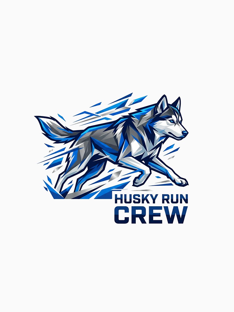 Husky Run Crew Athletic Marathon Running Dog Sport by PictoVibe