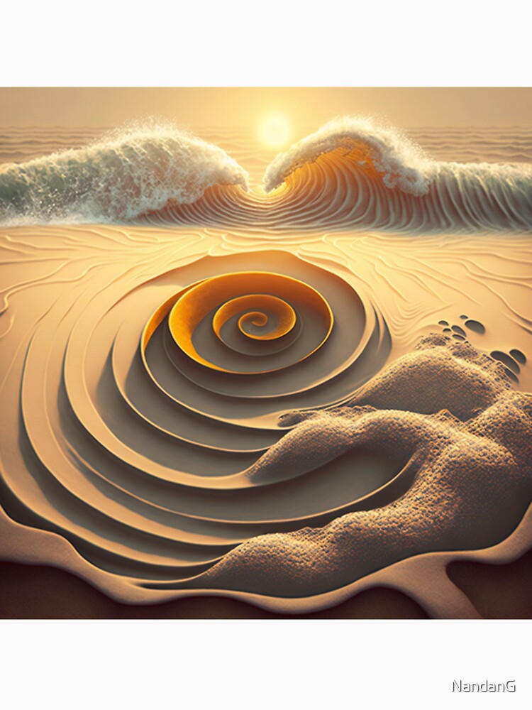 The Art of Mindful Living by the Waves by RetComly