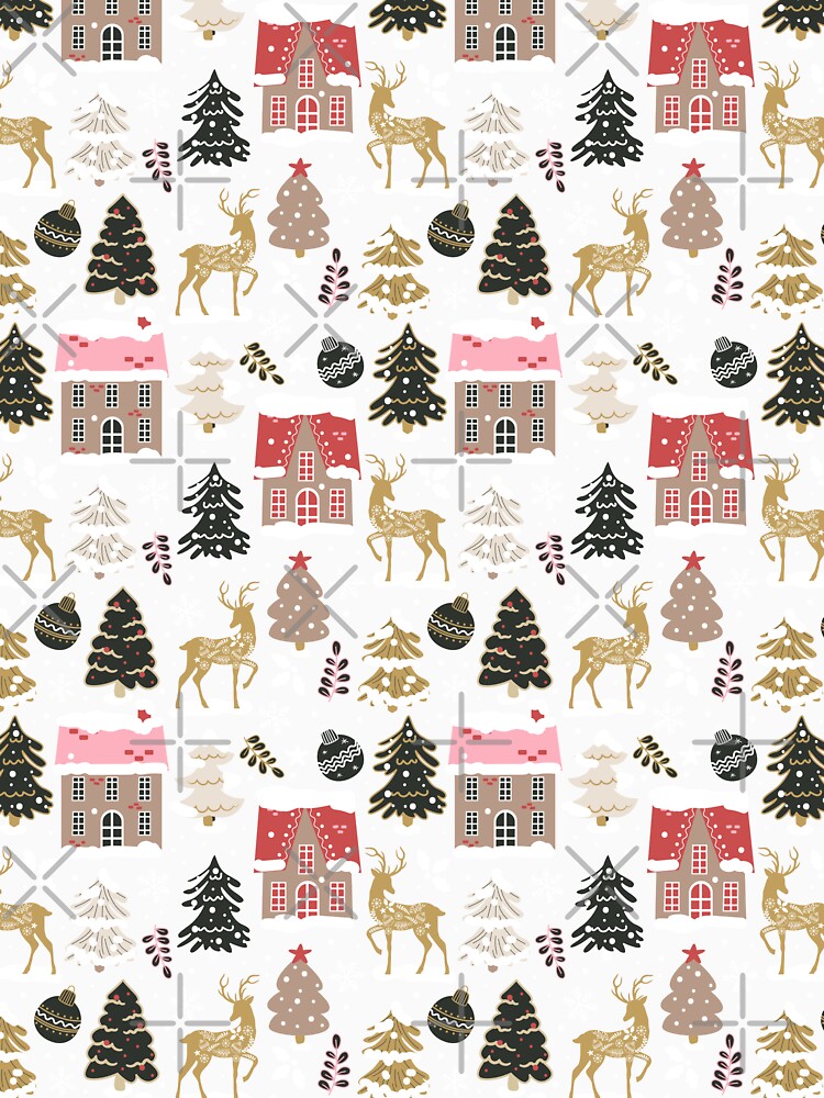 christmas pattern Christmas Deer Pattern by taogiauco