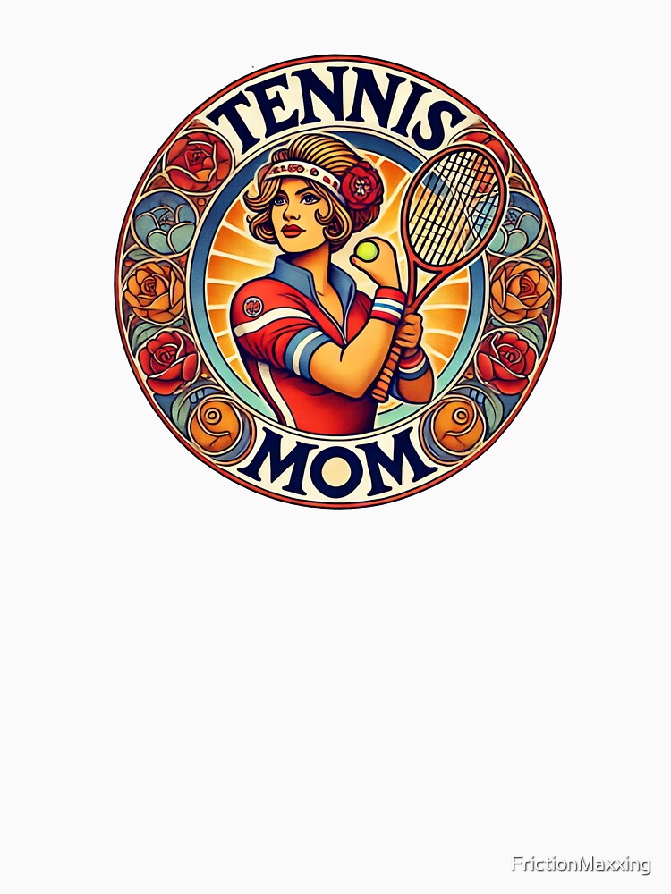 Retro Tennis Mom by FrictionMaxxing
