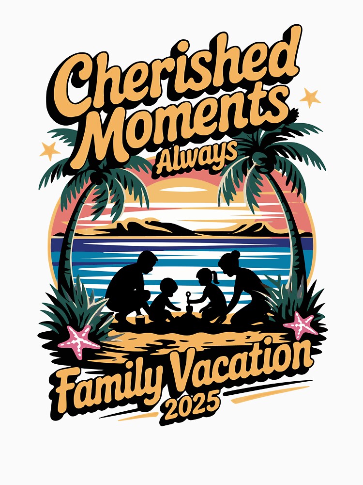 Cute Family Vacation 2025 Cherished Moments Always by Betsytiptoe