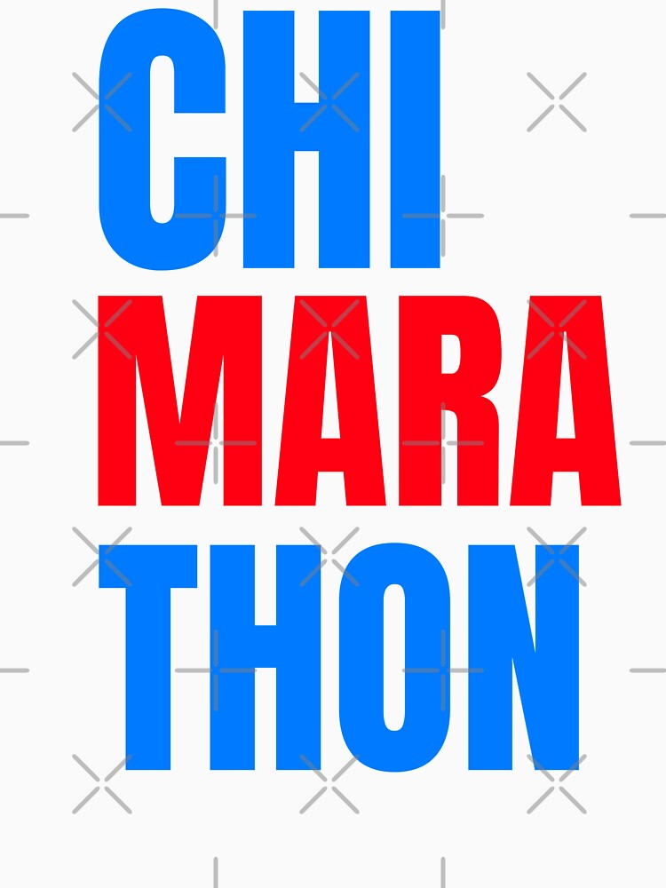 Chicago Marathon Large Letters by Marathon-Runner