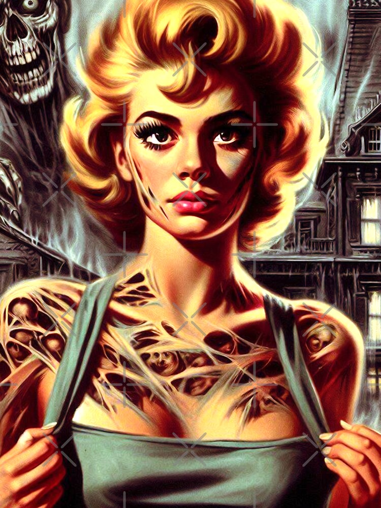 Vintage Horror Girl by PulpVintage