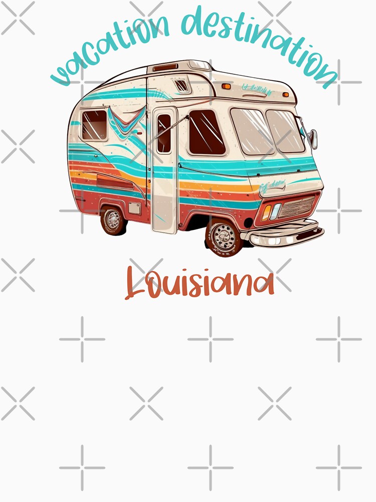 Vacation Destination Louisiana T-Shirt by MarqisStudio
