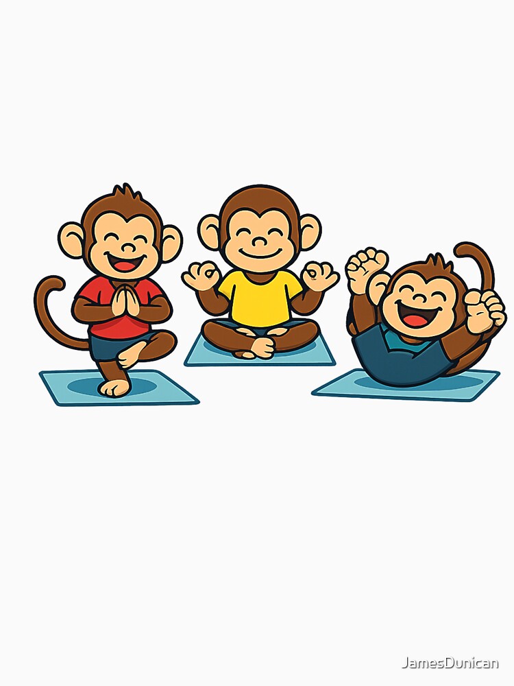 Monkey yoga meditation by JamesDunican
