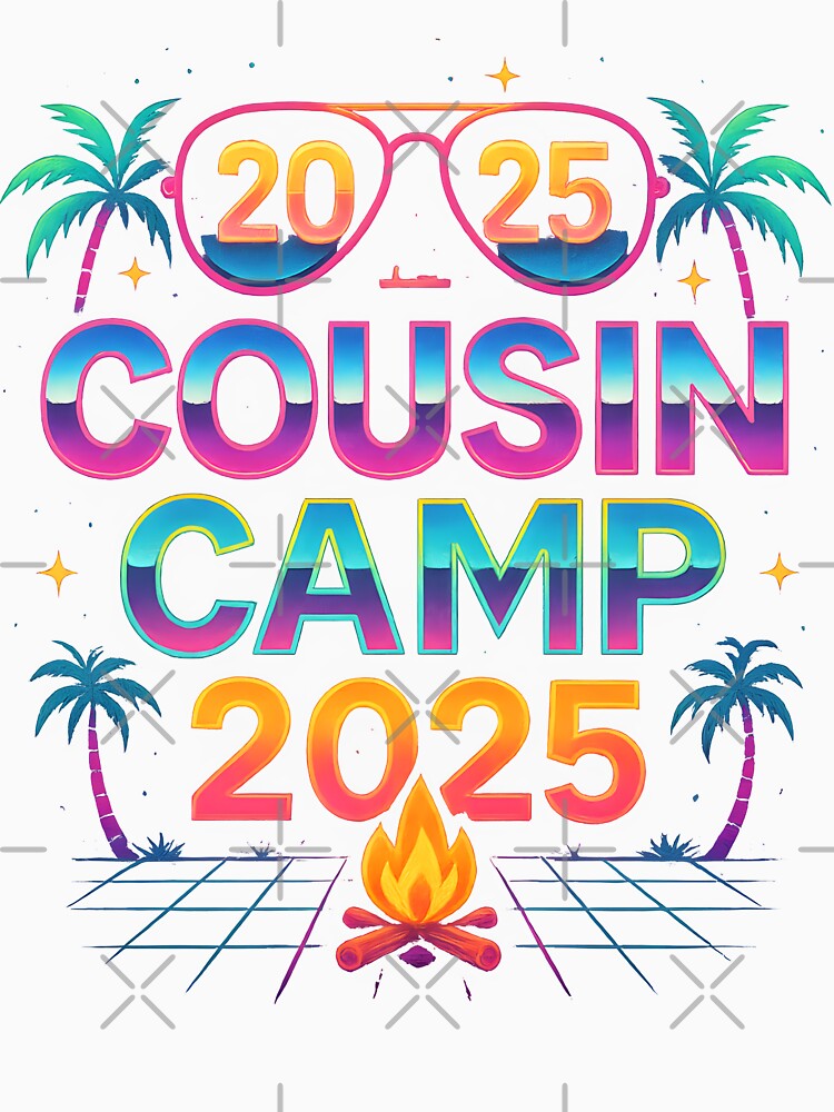Cousin Camp 2025 Retro 80s Family Reunion Vacation Memories by MTRBSK11