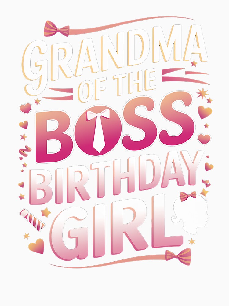 Grandma Of The Birthday Girl Baby Family Matching by catsdothingz