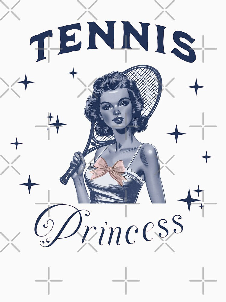 Tennis Princess, Coquette Vintage Retro by CozyLightsStore
