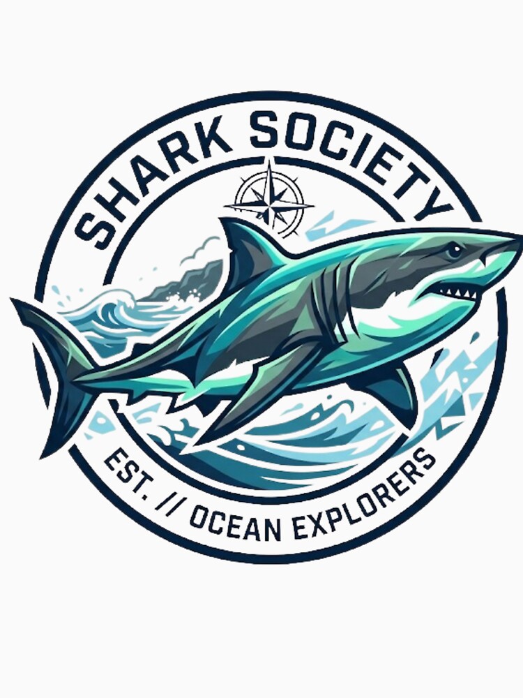 Shark Society Vintage Ocean Explorer Graphic by Wear Sculpt