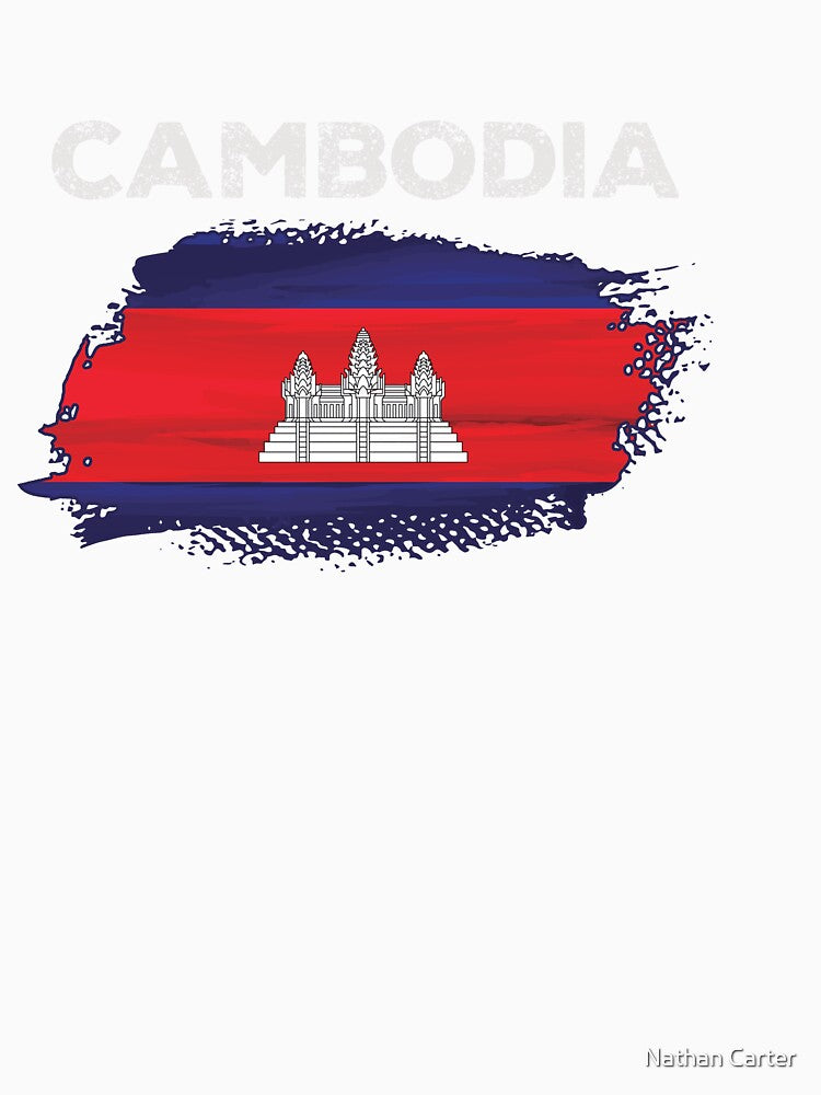CambodiaFlag Shirt, Cambodian Flag, Gift For Cambodian, Proud Cambodian Pride, National Flag Country Shirt, Unisex Tshirt by CatchUriDesigns