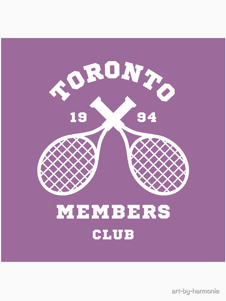 Toronto Tennis Members Club 1994 Purple White by art-by-harmonie
