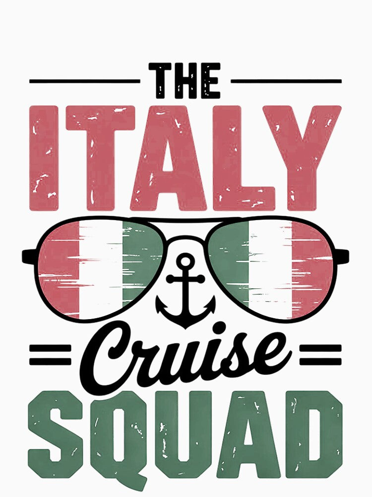 Italy Cruise Squad 2025 Italian Vacation Matching Family by RatCurry