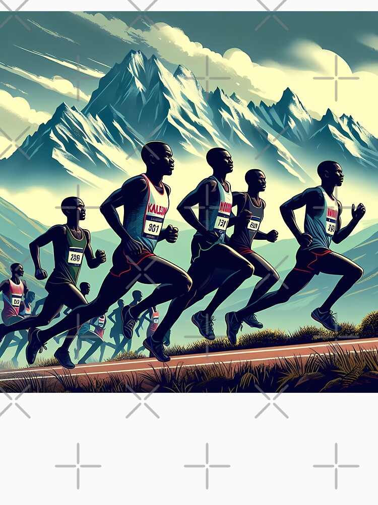 Kalenjin Runners Conquering Mountain Peaks by communedesigns