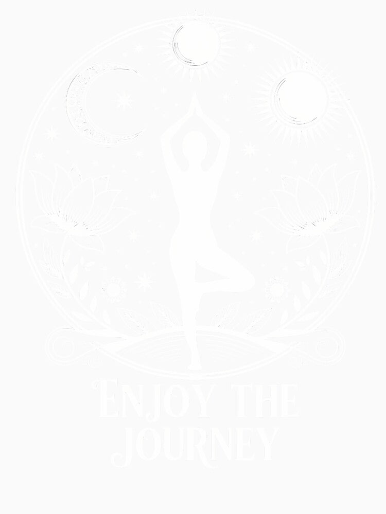 Enjoy The Journey Yoga Celestial Meditation Peace Vibes by LydiaShirley