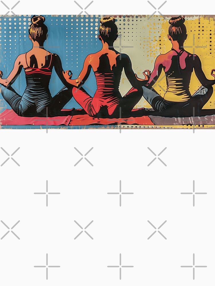 A Group of Women Doing Yoga by Sketch-Shack