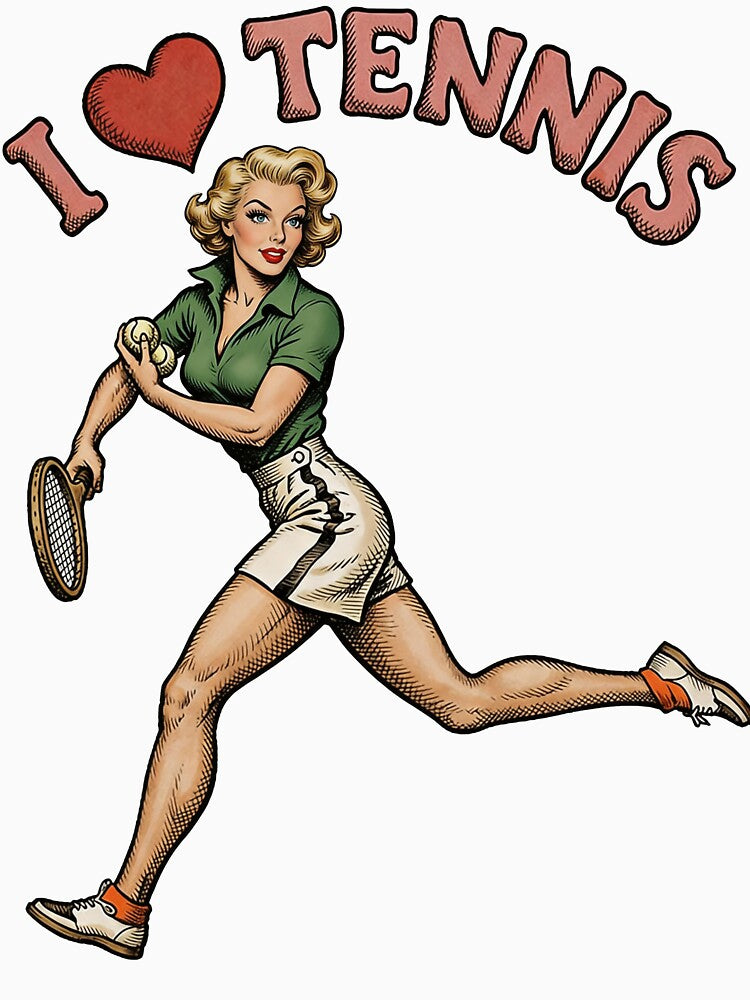 I ❤️ Tennis by graficsfx