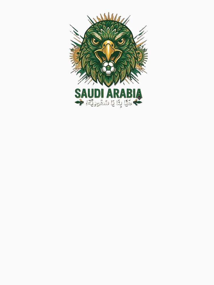 Saudi Arabia Football Team Design | Green Falcons Soccer Fan Art | Saudi National Pride Gift by Adham2001