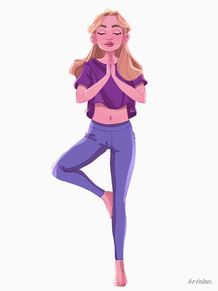 Yoga at peace by Arviolen