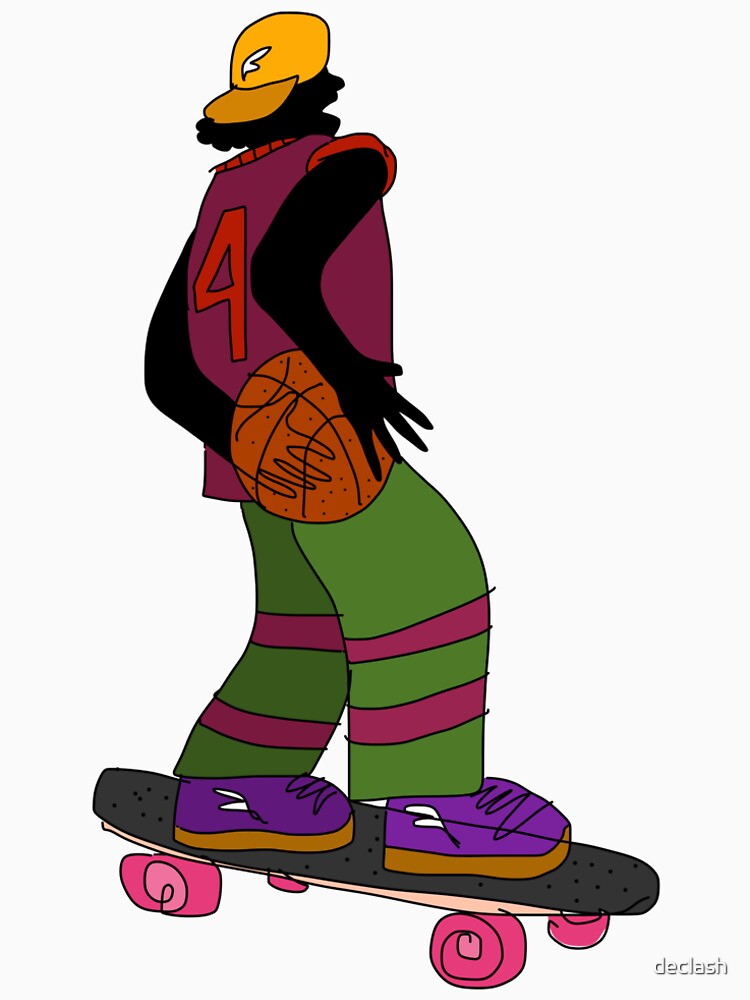 SKATE & HOOPS - BALONSKATER by declash