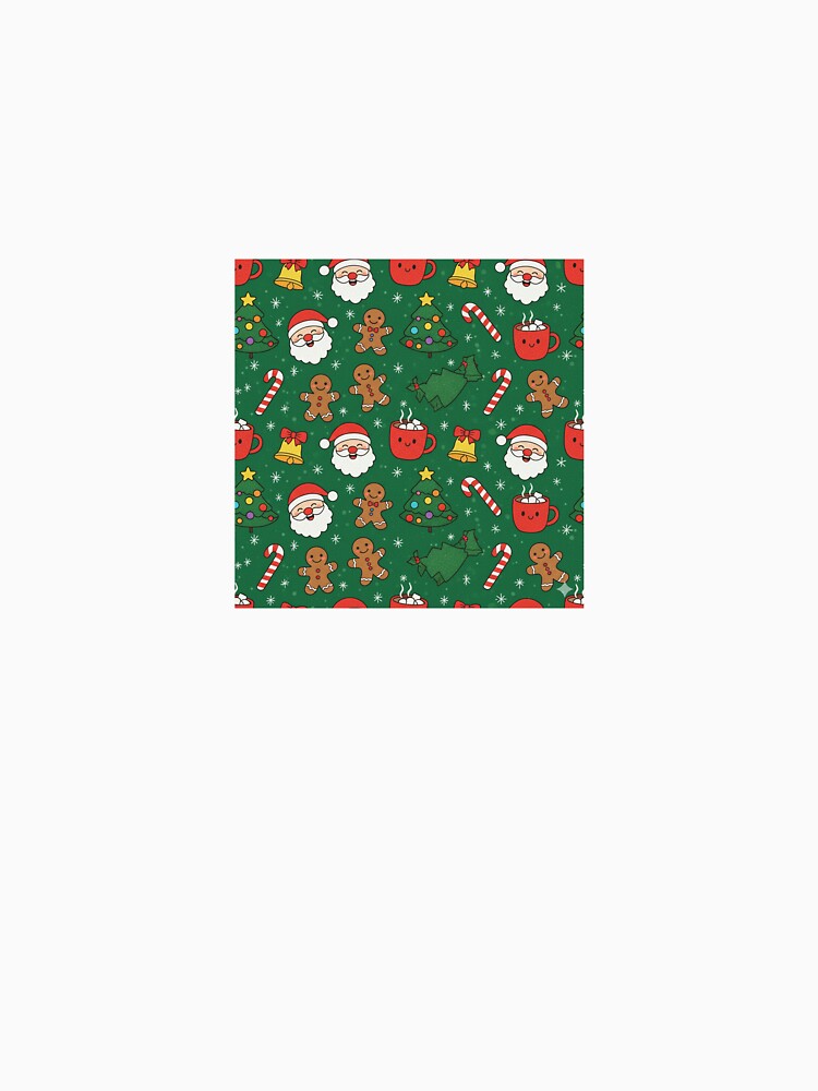 Santa & Gingerbread Pattern by GlassPenny