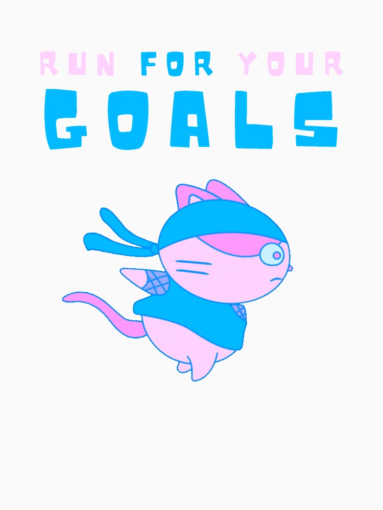 Run For Your Goals Ninja Cat by Dopnex