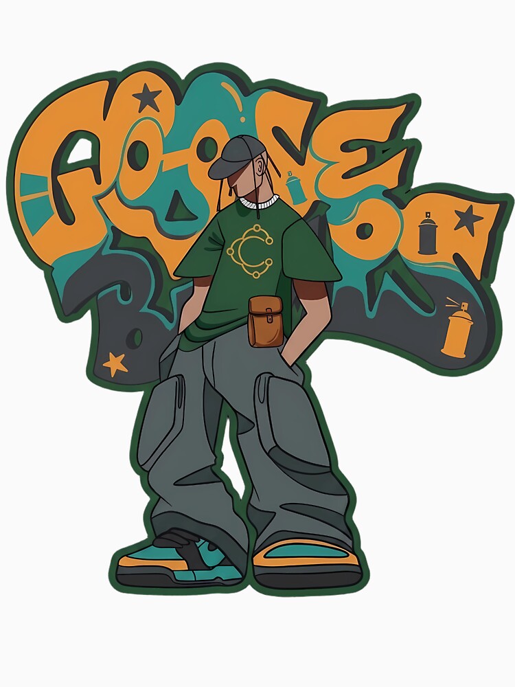 Streetwear Graffiti Boy Aesthetic Sticker by LYZ7VANI