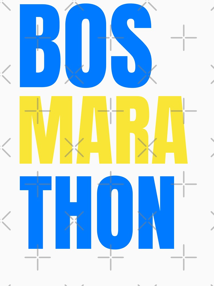 Boston Marathon Large Letters by Marathon-Runner