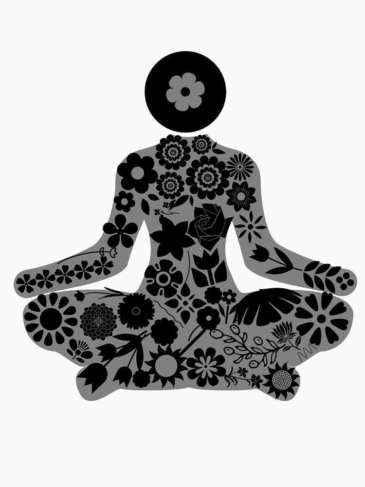 Meditation helps  me blossom by Aviksha