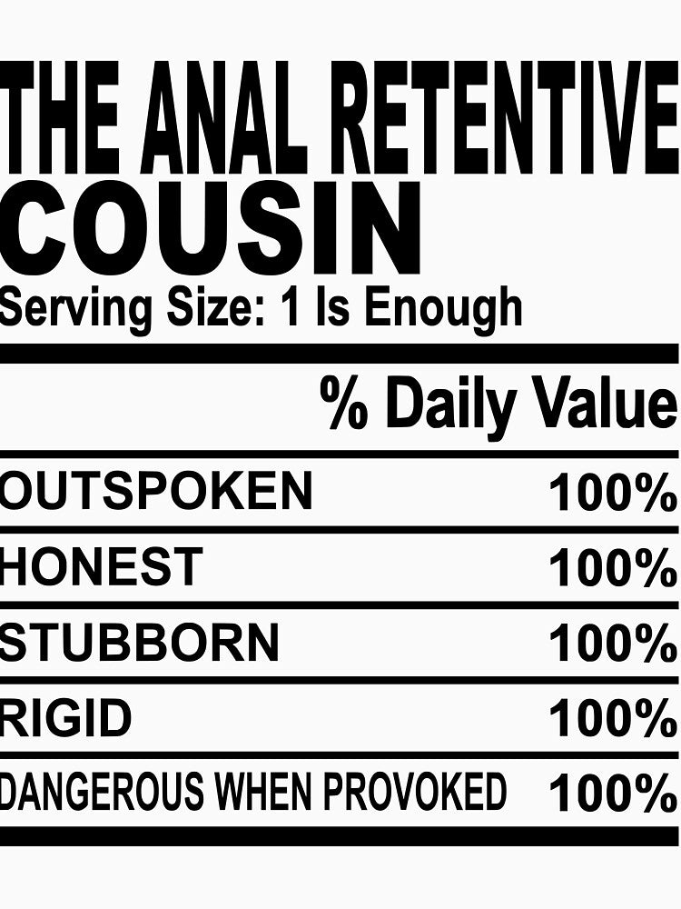Anal Retentive Cousin by IAmLisaMaria