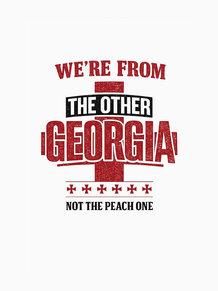 We're From The Other Georgia — Not The Peach One Sakartvelo Soccer Fan Tee by LoudSection