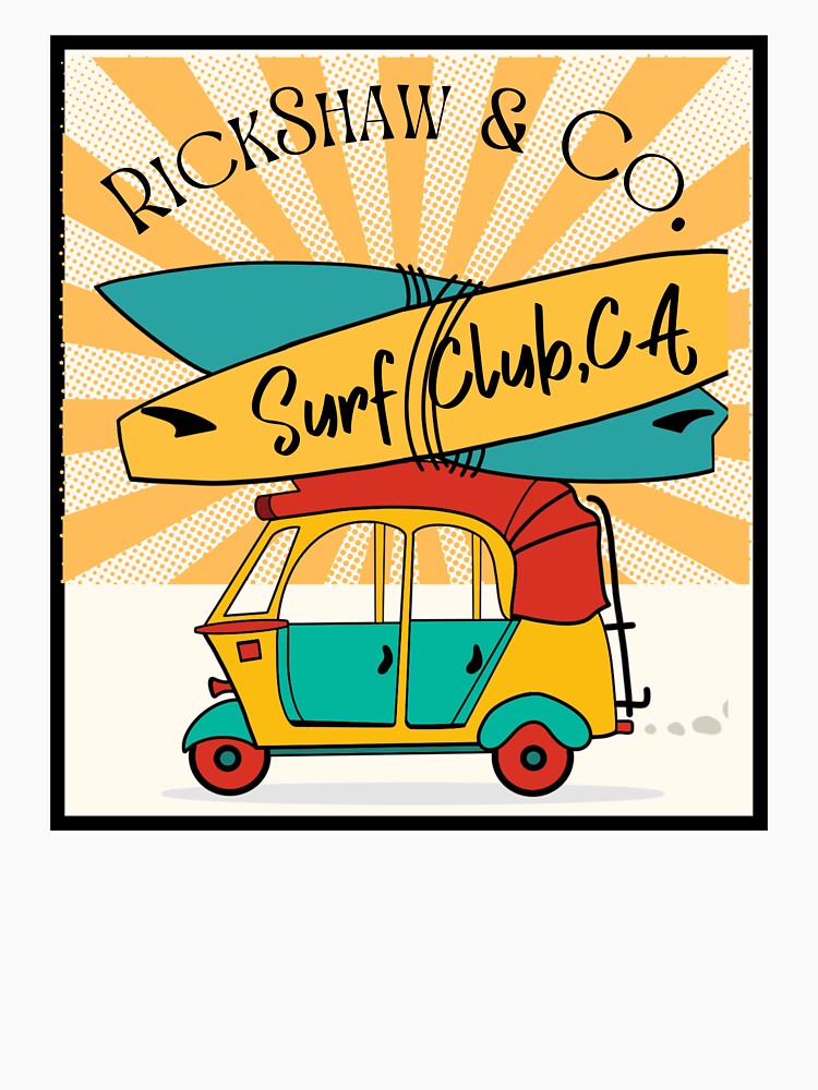 Rickshaw and Co. Vintage Surf Club by Wear your geek