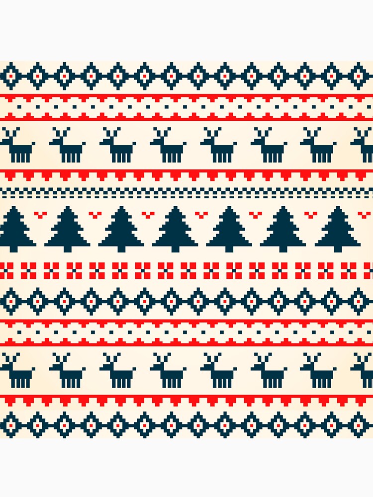 christmas pattern pillow cute by SoulWriter